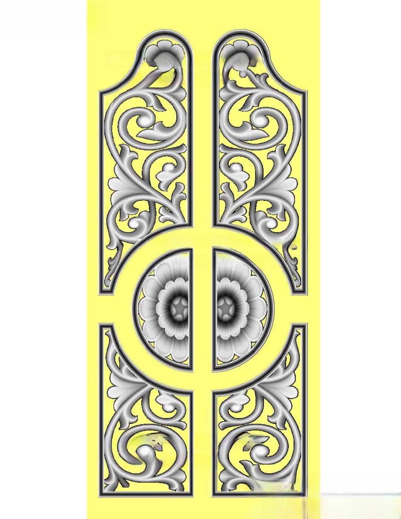 MD - MIX-102 Divine Carved Relief CNC Design